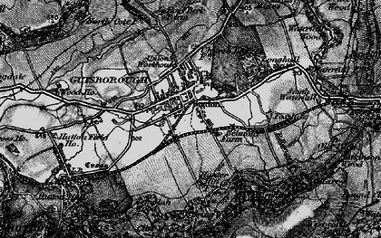 Old map of Guisborough in 1898