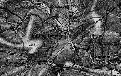 Old map of Guiting Power in 1896