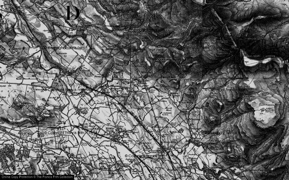Old Map of Gullom Holme, 1897 in 1897