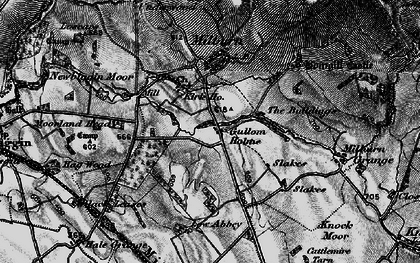 Old map of Gullom Holme in 1897
