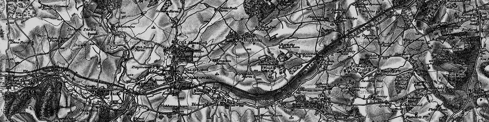 Old map of Gundleton in 1895