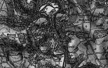 Old map of Gunnislake in 1896