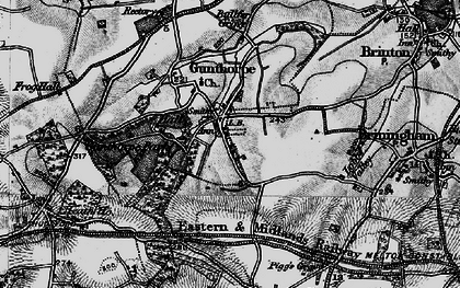 Old map of Bullfer Grove in 1899