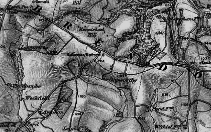 Old map of Gupworthy in 1898
