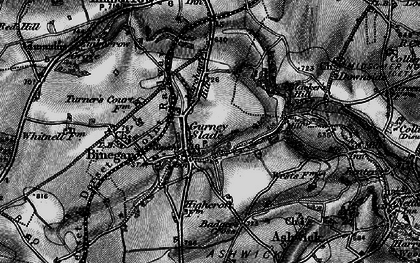 Old map of Gurney Slade in 1898