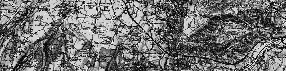Old map of Brookes Croft in 1895