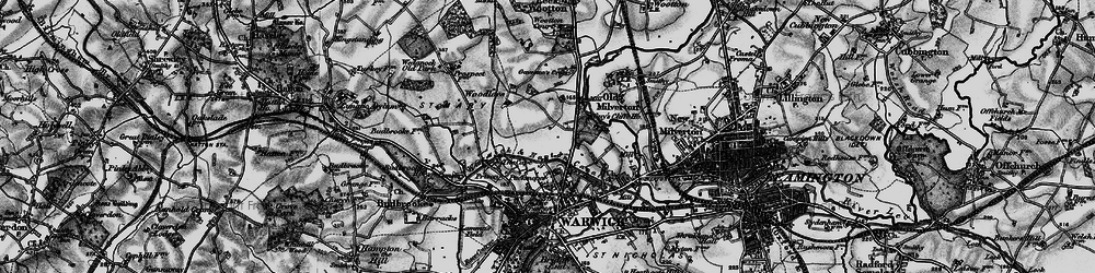 Old map of Guy's Cliffe in 1898