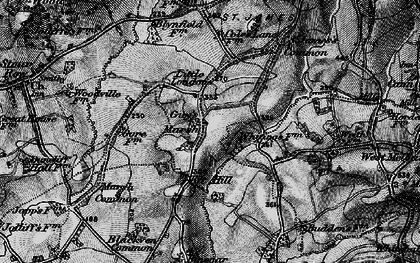 Old map of Guy's Marsh in 1898