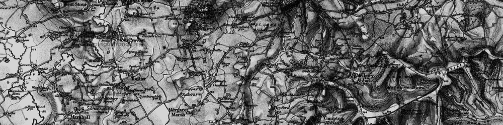 Old map of Guy's Marsh in 1898