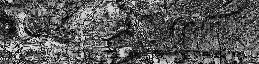 Old map of Gwaelod-y-garth in 1898