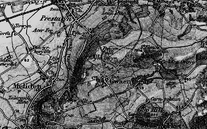 Old map of Gwaenysgor in 1898