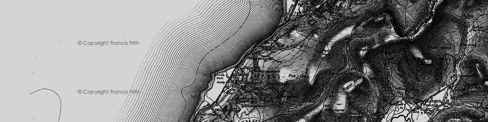 Old map of Gwastadgoed in 1899