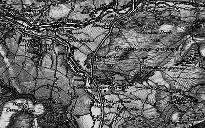 Old map of Gwaun-Leision in 1897