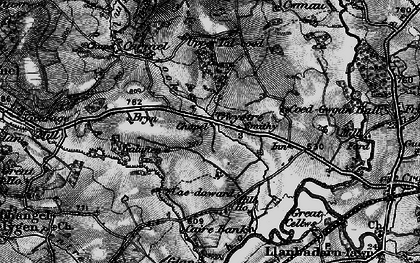 Old map of Gwystre in 1898