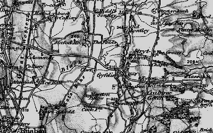 Old map of Gyfelia in 1897