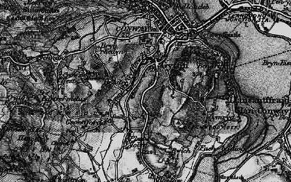 Old map of Gyffin in 1899
