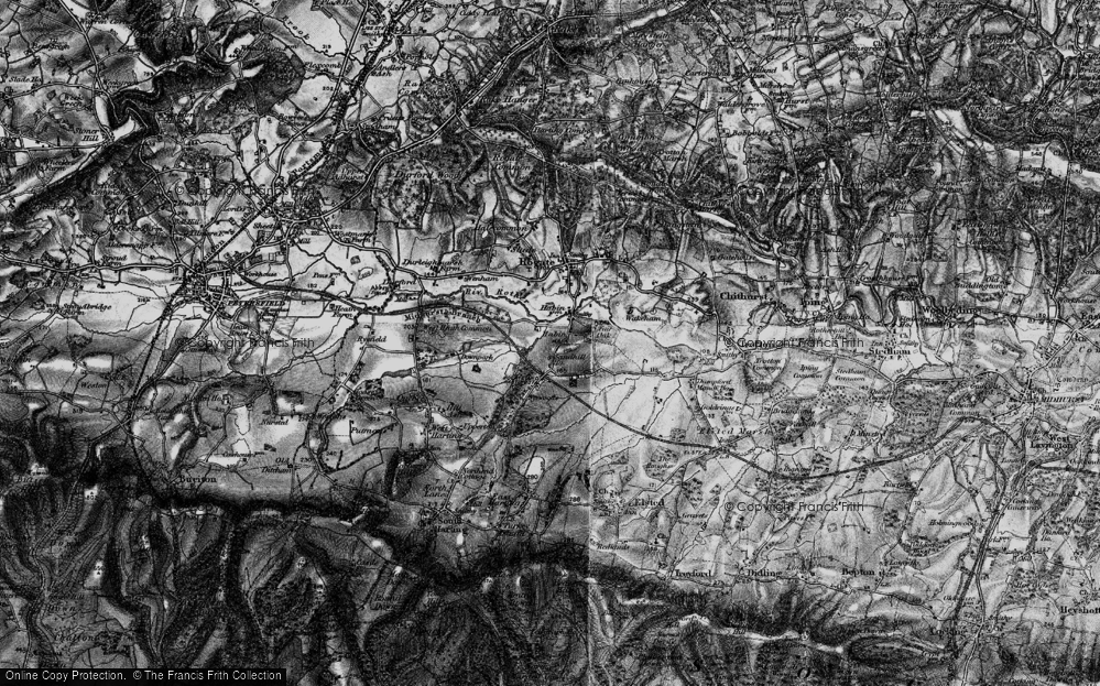 Old Map of Habin, 1895 in 1895