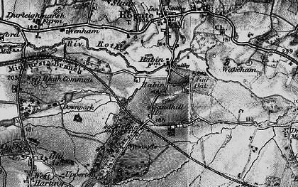 Old map of Habin in 1895