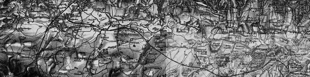 Old map of Habin in 1895
