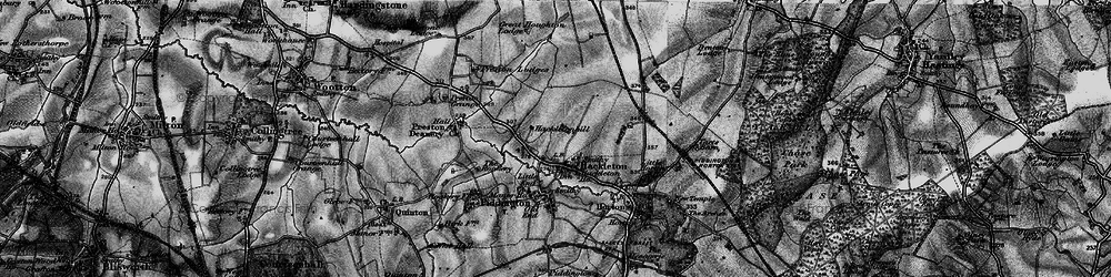 Old map of Hackleton in 1898