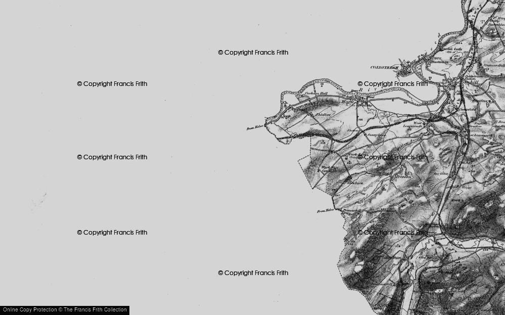 Old Map of Hadden, 1897 in 1897