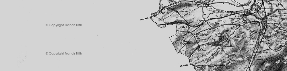 Old map of Hadden in 1897