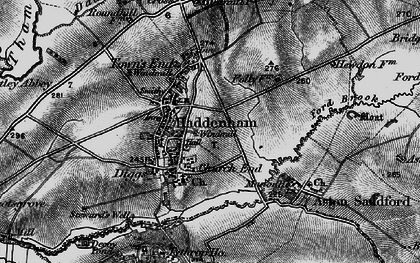 Old map of Haddenham in 1895