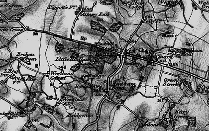 Old map of Hadham Ford in 1896