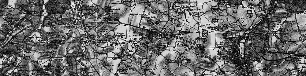 Old map of Hadham Ford in 1896