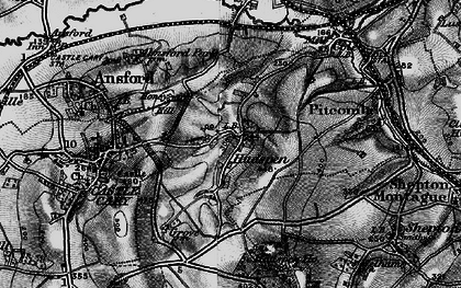 Old map of Hadspen in 1898