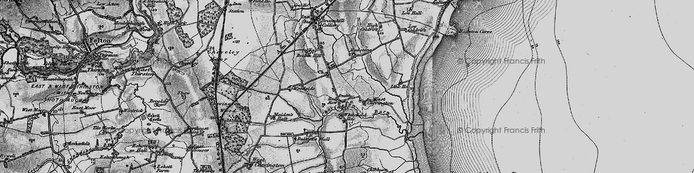 Old map of Hadston in 1897