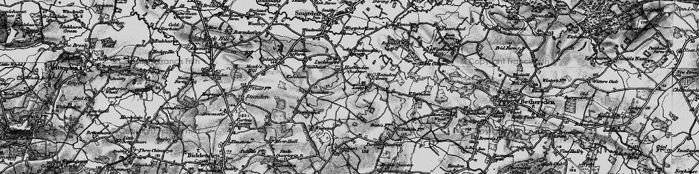 Old map of Haffenden Quarter in 1895