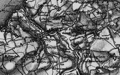 Old map of Hafod Grove in 1898