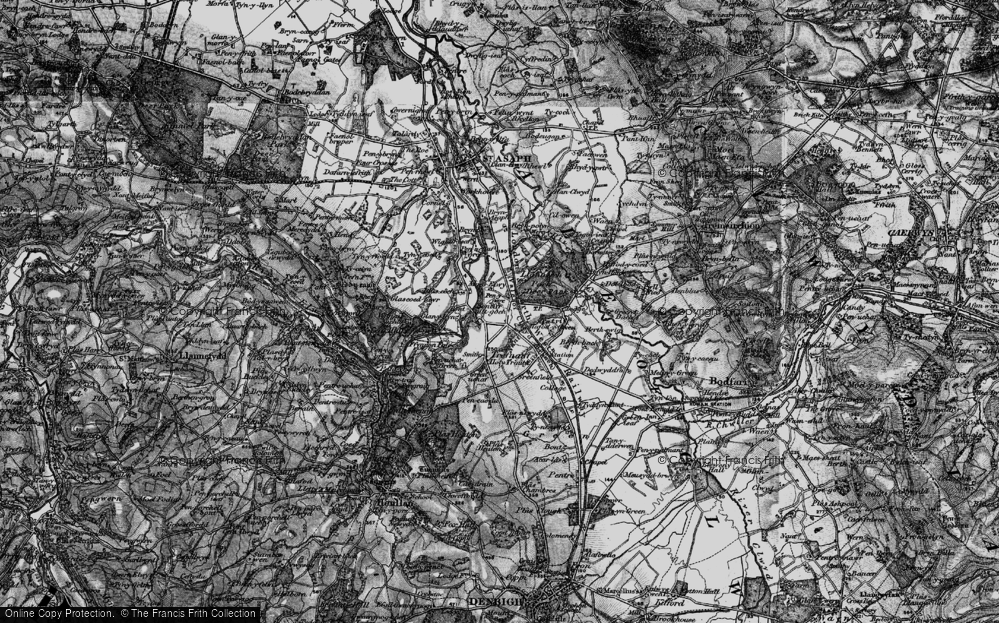 Old Map of Hafod-y-Green, 1897 in 1897