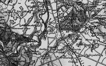 Old map of Hafod-y-Green in 1897