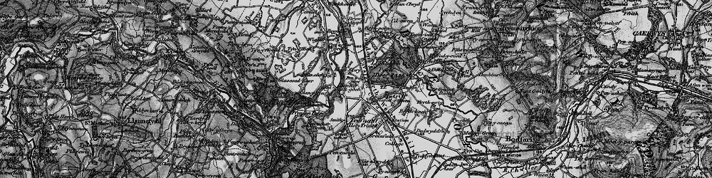 Old map of Hafod-y-Green in 1897