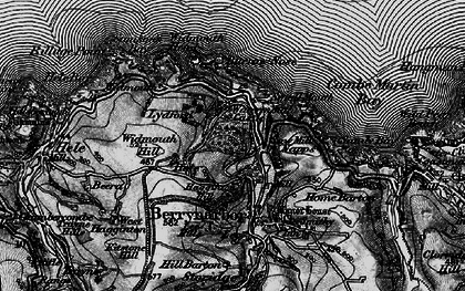 Old map of Hagginton Hill in 1898
