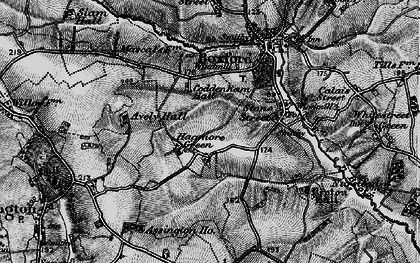 Old map of Hagmore Green in 1896