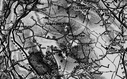 Old map of Haigh in 1896