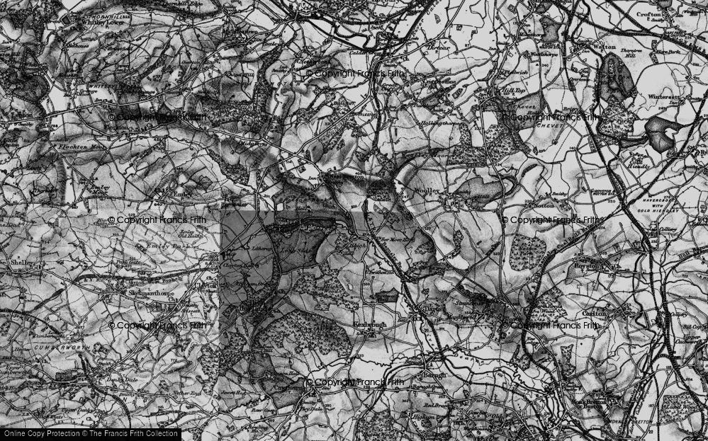 Old Map of Haigh, 1896 in 1896