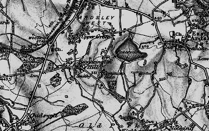 Old map of Haigh Moor in 1896