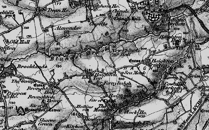 Old map of Haighton Top in 1896