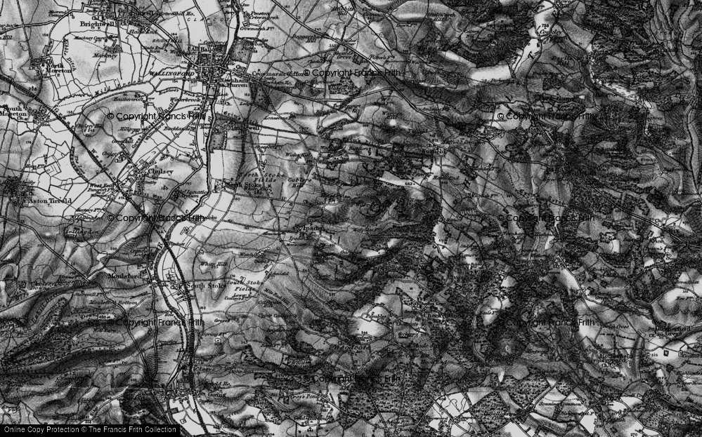 Old Map of Hailey, 1895 in 1895