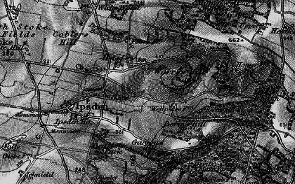 Old map of Hailey in 1895
