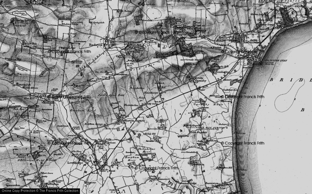 Old Map of Haisthorpe, 1897 in 1897