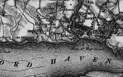Old map of Gelliswick in 1898