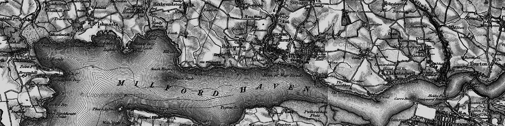Old map of Gelliswick in 1898