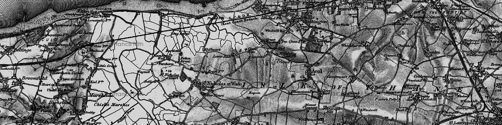 Old map of Hale in 1894