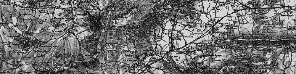Old map of Hale in 1895