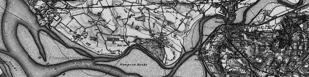 Old map of Hale in 1896